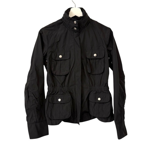 United Colors Of Benetton Black Utility Jacket Size 42 US 6 - Picture 17 of 17